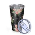 thumbnail image 2 of 16oz Tumblers Pioneer Flower Stainless Steel Vacuum Insulated Double Wall Travel Tumbler Cups Mug with Lid and Straw,Cleaning Brush for Coffee,Tea, 2 of 4