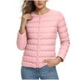 thumbnail image 2 of FDGIU Women's Lightweight Quilted Puffer Jacket - Long Sleeve Zip Up with Pockets, Loose Fit Warm Winter Casual Outerwear Coat, 2 of 7