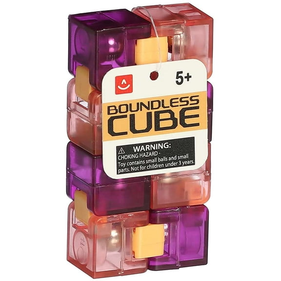 Coundless Cube Fidgest Toy [Purple & Orange]