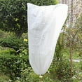 thumbnail image 3 of Yesbay Winter Plant Cover Breathable Freeze Protection Pouch Reusable Frost Blanket with Zipper Drawstring for Outdoor Potted Plants Shrub, 3 of 8