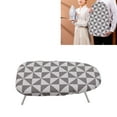 thumbnail image 4 of Travel Countertop Ironing Board, Removable Washable Elastic Non Slip Tabletop Cloth Ironing Board Space Saving With Cotton Cover For Sewing Simple Prismatic, 4 of 8