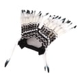 thumbnail image 2 of Sombro de Plumas Indio de Jefe Negro, Accesorios Divertidos para Fiestas infantiles, dramas, festivales, juegos con materiales seguros, 2 of 7