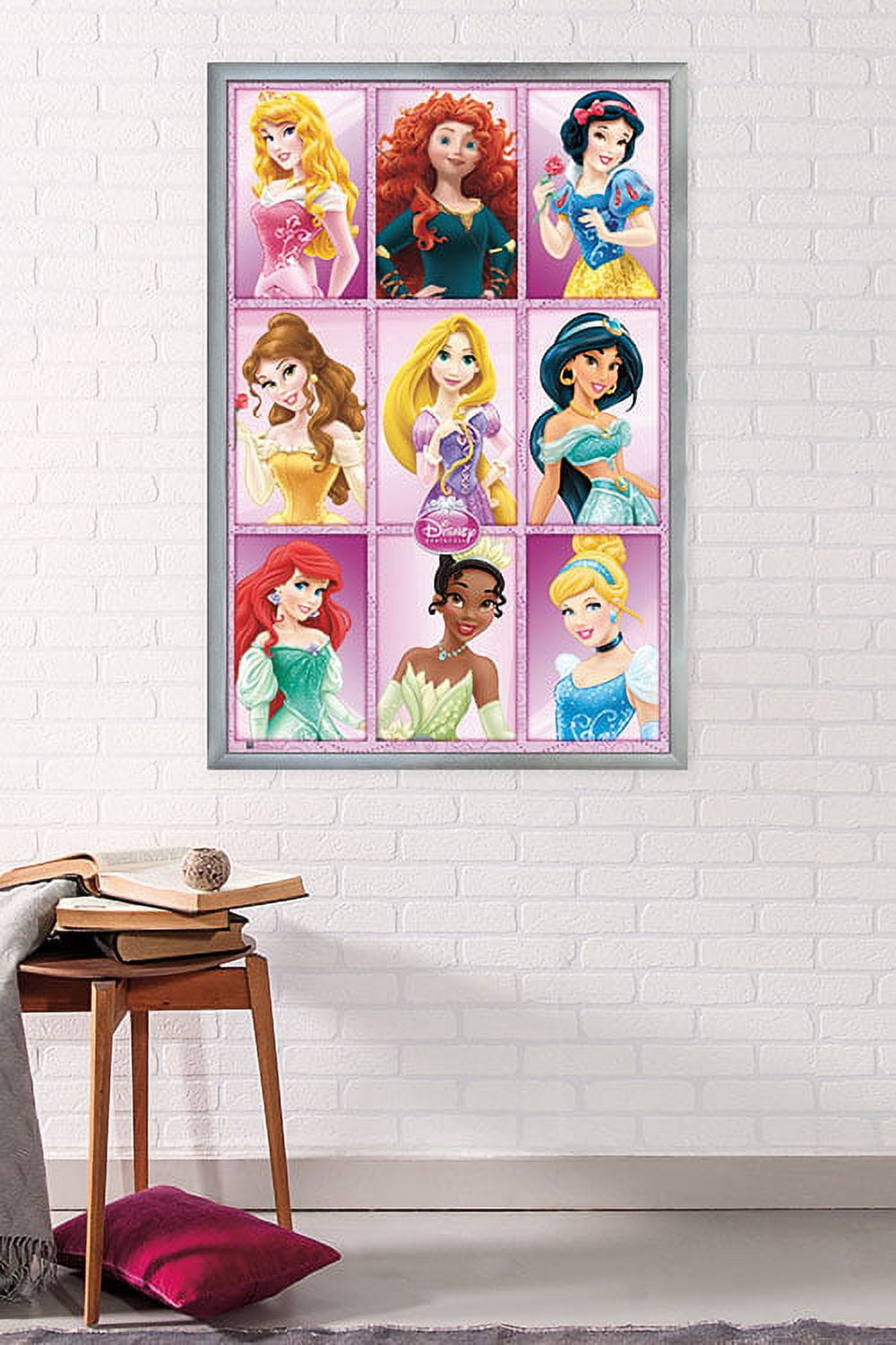Disney Princess - Jasmine - Stylized Wall Poster with Magnetic Frame,  22.375 x 34