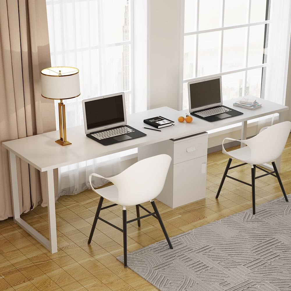 Tribesigns Rotating LShaped Computer Desk, 55 Inches Modern Corner
