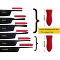 thumbnail image 3 of Silicone Hot Handle Holder Cover Set Assist Pan Handle Sleeve Potholders Cast Iron Skillets Handles, 3 of 4