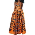 thumbnail image 2 of Vestido de fiesta casual con estampado africano para mujer Dashiki traje tradicional XL Sailing Electrónica, 2 of 5