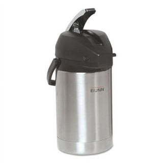 2.2l Airpot Double Wall Insulated Fountain - Lever Action - Stainless Steel Coffee  Carafe - Pump