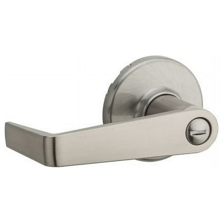 Kwikset Kingston Lever Privacy in Satin Nickel