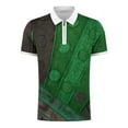 thumbnail image 5 of Camisetas de Manga Larga para Hombres Casual Impreso Girar Abajo Cuello Cremallera Camiseta, Ligera Blusa de Algodón de Imitación para el Hogar, Diario Y Cuatro Estaciones de Uso, 5 of 5