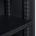 thumbnail image 2 of Famous Brand 277442BK Bookcase 7 Openings 36 W X 12 D X 84 Hin., Black, 2 of 7