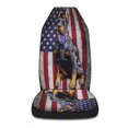 thumbnail image 3 of Doberman Pinscher Seat Covers Cars, ​Car Truck SUV 2 Piec, 3 of 5