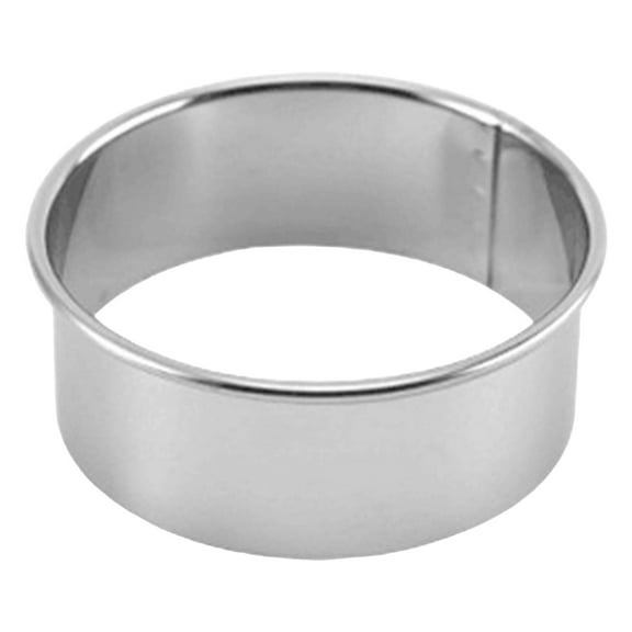 Stainless Steel Round Cookie Cutters - 3 Sizes - for Baking Cakes & Donuts - Durable Pastry Tool