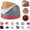 Gray Orange, variant on Replacement Lid for Owala Freesip, Compatible with Owala Cup 16oz 24oz 32oz 40oz,One Button Water Bottle Top Replacement Cap, Leakproof Lids Accessory，BPA-Free (Light Blue)