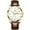 Gold,white, variant on OLEVS Watches for Men Minimalist Ultra Thin Fashion Casual Analog Quartz Date Watch Waterproof Slim Simple Big Face Dress Mens Wrist Watches with Retro Leather Band for Men Reloj para Hombre