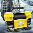 thumbnail image 4 of RKXQT Tire Inflator Portable Air Compressor, Car Double-Cylinder Inflatable Pump high Power high Pressure 12V Desert Off-Road SUV Truck car tire Gas Pump, 4 of 5
