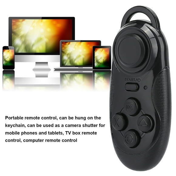 Mini Manette de Jeu Lunettes VR Télécommande avec Poignée Multifonction, Connexion en un Clic pour et pour IOS, Selfie et Contrôle de Musique.