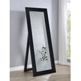 thumbnail image 2 of Cadence Tempered Glass Full Length Standing Mirror Black Oak, 2 of 7