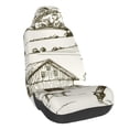 thumbnail image 1 of Wukai Farm Animals 2 Full Set Car Seat Covers with Soft Padding Universal Auto Front Seats Protector and Cushion Mat, 1 of 5