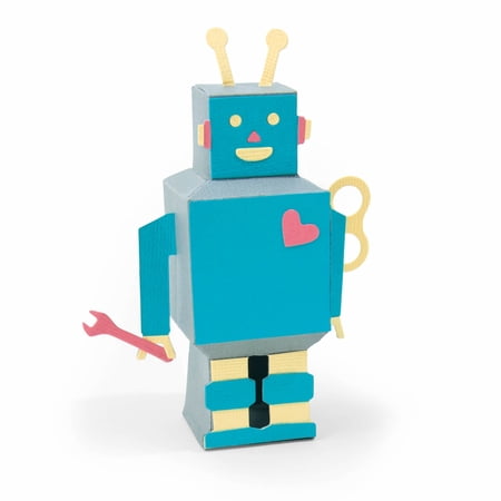 Sizzix Thinlits Die Set 8PK 3-D Robot by Georgie Evans