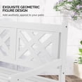 thumbnail image 7 of VINGLI Outdoor Bench Porch Bench, 47" Garden Bench Outdoor Wood Bench Patio Bench Entryway Bench for Yard Park, 800lb Capacity, 7 of 7