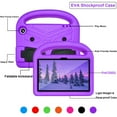 thumbnail image 2 of All-New for Amazon Fire 7 Tablet Case for Kids (12th Generation, 2022 Release) - Lightweight Shockproof Kid-Friendly Cover with Handle & Kickstand for Kindle Fire 7 Kids Tablet - Purple, 2 of 7