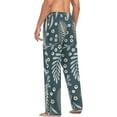 thumbnail image 6 of Cute Leaves Ghost Pajama Pants, Men's Lounge Pants Light with Drawstring and Pockets, Christmas New Year Birthday Father's Day Gifts, 6 of 7