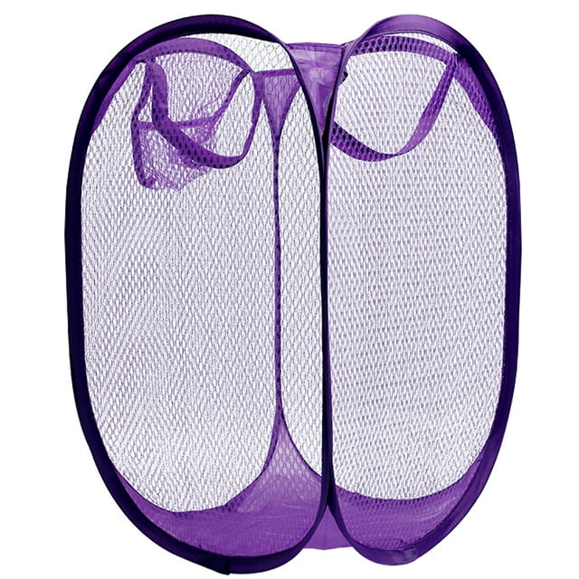 Mesh Laundry Hamper Foldable Breathable Laundry Bin Laundry Basket for Household