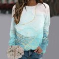 thumbnail image 1 of ICHUANYI Clearance Fashion Women's Casual Long Sleeve Round Neck Printed Ladies Sweatshirt Tops Blouse ICHUANYI "ICHUANYI", 1 of 4