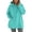 F158-Sky Blue, variant on FYDUU Womens Sweatshirts Hoodies Cozy Women's Oversized Hoodies Sweatshirts Solid Color Long Sleeve Round Neck Hoodie With Pocket Casual Wear Casual Fall Hoodie Tops