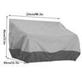 thumbnail image 4 of Housse de Protection Imperméable pour Canapé de Jardin Extérieur, Gris Noir, 4 of 6