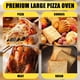thumbnail image 3 of Horno de Pizza de Mesa KOOTEN Acero Inoxidable 2 Niveles con Temporizador para el Hogar y Restaurant, 3 of 9
