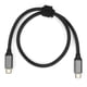 thumbnail image 1 of USB 3.1 doble cabezal 100W USB C a USB tipo C cable macho USBC PD 5A cargador rápido Cord0.5m, 1 of 8