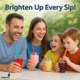 thumbnail image 5 of Impresserve Colorful Assorted Jumbo Smoothie Straws - 100 Count, 5 of 6