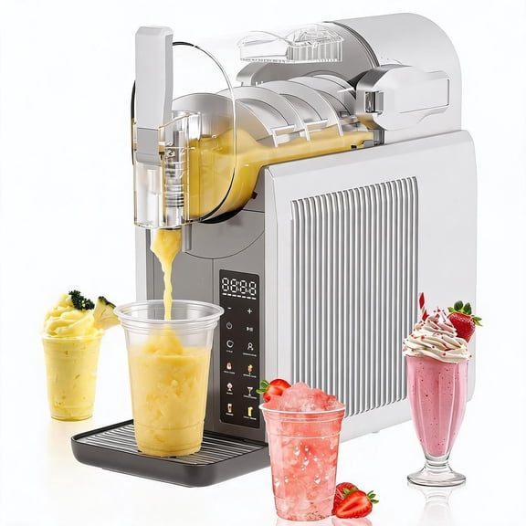 Memoryfield No Ice Needed Slushie Machine, 68 oz Frozen Drink Maker with 6 Preset Programs, Auto-Clean System, for Margaritas, Frappes & Smoothies