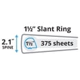thumbnail image 5 of Avery Durable 3 Ring Binder, 1.5" Slant Rings, Assorted, 1 Binder (11358), 5 of 5