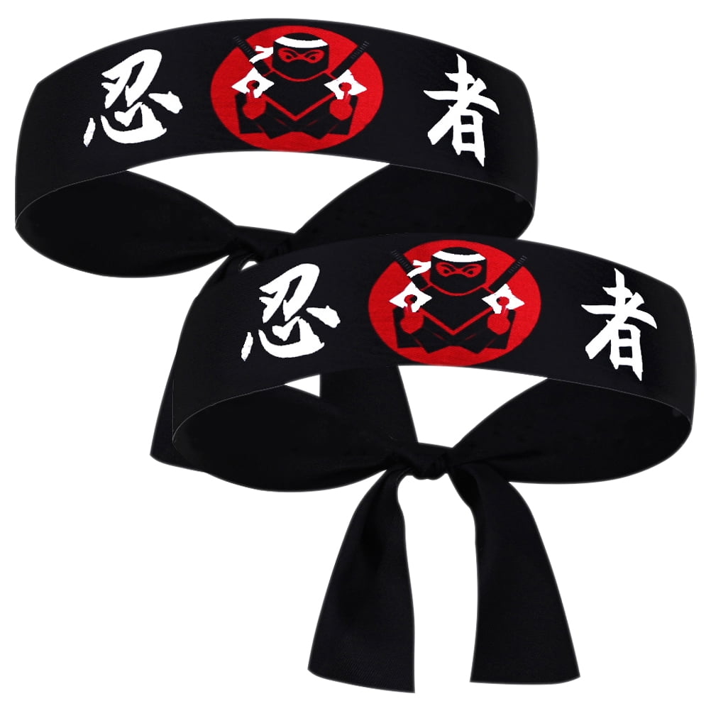 2Pcs Kitchen Japanese Chef Headband Decorative Head Band for Chef Japanese Style Karate Headband Walmart