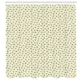 thumbnail image 2 of Ambesonne 1970s Shower Curtain, Raindrop Shapes Classical, 69"Wx70"L, Green Brown and Beige, 2 of 4