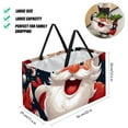 thumbnail image 2 of Santa Claus Foldable Reusable Large Capacity Oxford Cloth Storage Bin, Laundry Basket, 2 of 7