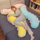 thumbnail image 3 of Nueva tira de dibujos animados de peluche de oruga de caramelo suave almohada para dormir muñeca de sujeción de piernas máquina producto de regalo, 3 of 5