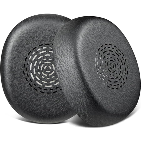SOULWIT Earpads Replacement for Jabra Evolve 10 On-Ear Wired Headset, Ear Pads Cushions with Softer Protein Leather - Black