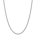 thumbnail image 6 of 14K White Gold 2.25mm Solid Polished Spiga Chain 18 Inch, 6 of 6