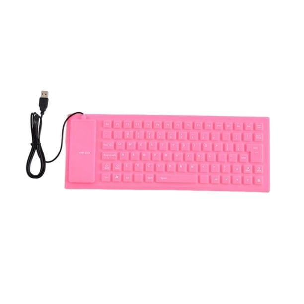 Teclado Durable Impermeable Silencioso Sidaley Rosa 85 teclas USB Con cable Tablet Accesorios Electrónica