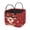 Christmas Reindeer Print, variant on Chririnla Polyester Quilted Storage Basket for Bedroom Picnic, Large Capacity Fabric Storage Hamper for Toys, Autumn Pumpkin Maple Leaves