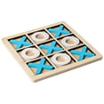Gallickan 10-piece Premium Solid Wood Tic-tac-toe Board Game - 5.7 ...