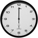 thumbnail image 1 of Reloj de pared radiocontrolado silencioso negro Ø 31cm con segundero Cambio de hora automático esquí esquí Gafas de esquí, 1 of 5