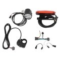 thumbnail image 2 of Bike Front and Rear Light Set, Electric Bike Light Set Easy To Install 24-48V High Brightness Plastic Aluminum Alloy Fine Workmanship  for Scooter, 2 of 7