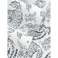 thumbnail image 5 of Comfort Canopy - 4-Piece Navy Coarse Paisley Bed Sheets Set for California King Bedding, 5 of 11
