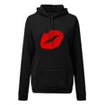 thumbnail image 2 of Vedolay Women's Tops Women 2023 Half Zip Cropped Hoodies Pullover Sweatshirts Winter Clothes,Black XXL, 2 of 5