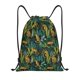 thumbnail image 1 of Fotbe Jungle Leopard Yellow Bolsa Mochila con Cordón Estampada, Bolsa de Gimnasio Deportiva, Bolsa Cinch, Bolsa con Cordón para Hombres y Mujeres-Medium, 1 of 6