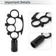 thumbnail image 4 of Pomo de Cambio Universal Unique Bargains para Coche, Pomo de Palanca de Cambios de Acrílico para Vehículos Automáticos y Manuales con 3 Adaptadores Negro 1 Juego, 4 of 7